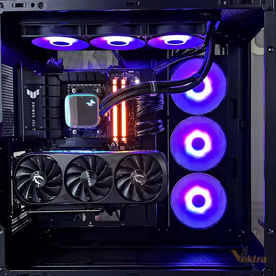 Vektra RDY CH780 Black Series Gaming PC - Intel Core i7 - 14700KF, Z790 WiFi, 32GB DDR5, NVMe M.2 SSD 1TB, 750W PSU, 2 Years Warranty - Vektra Computers LLC Vektra RDY CH780 Black Series Gaming PC - Intel Core i7 - 14700KF, Z790 WiFi, 32GB DDR5, NVMe M.2 SSD 1TB, 750W PSU, 2 Years Warranty - Vektra Computers LLC